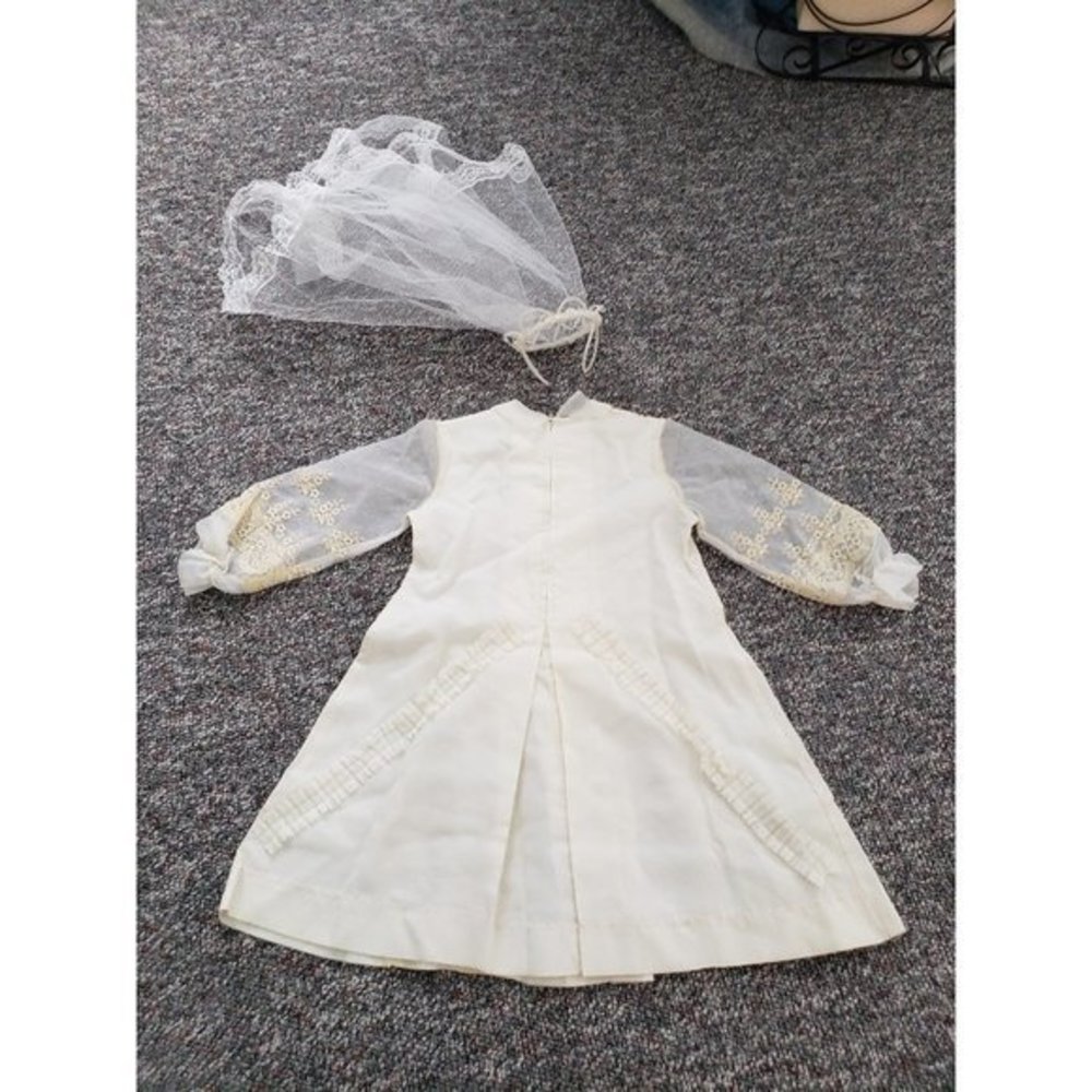 Vintage 60 First‎ Holy Communion Dress and Veil - Picture 3 of 5